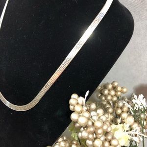 🎁🎄GREEK DESIGN/RARE FIND herringbone (ITALY) 925